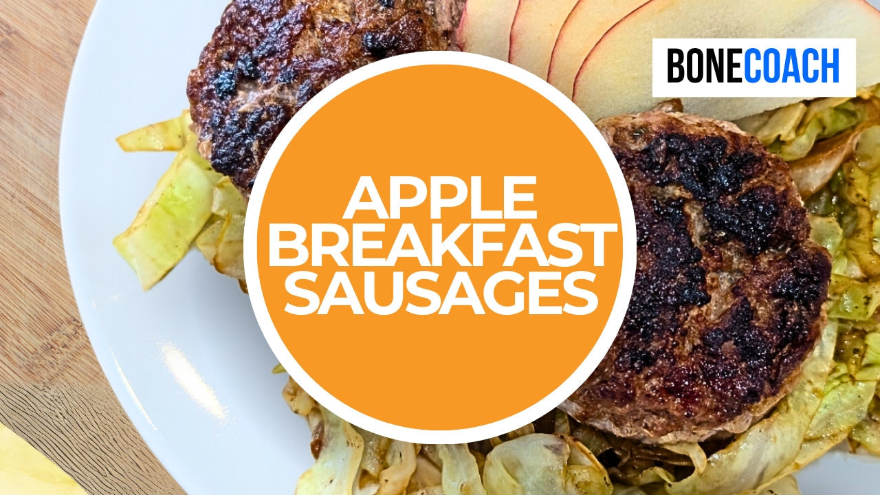 Apple Breakfast Sausages | Gluten-Free, Dairy-Free | Bone Coach™ Recip – Bone Coach™ | Stronger Bone