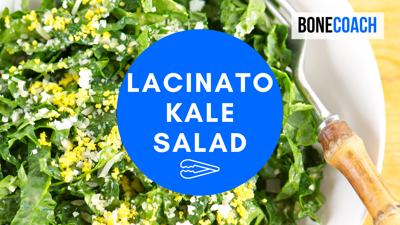 Lacinato Kale Salad | Gluten-Free | BoneCoach™ Recipes
 &ndash; Bone Coach™ | Stronger Bones Solution Program | Osteoporosis &amp; Osteopenia