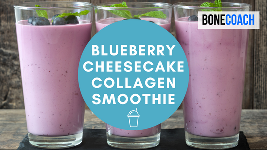 Blueberry Cheesecake Collagen Smoothie | Gluten-Free | BoneCoach™ Recipes