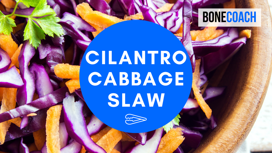 Cilantro Cabbage Slaw | Gluten-Free, Dairy-Free | BoneCoach™ Recipes