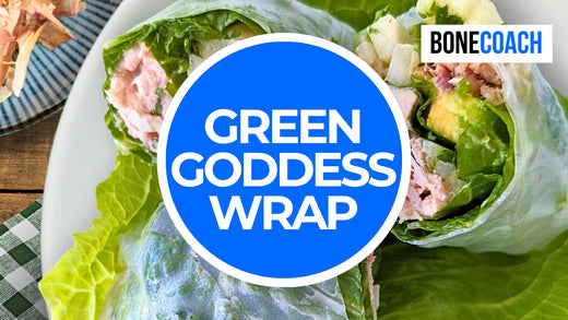 Green Goddess Wrap | Gluten-Free, Dairy Free | BoneCoach™ Recipes