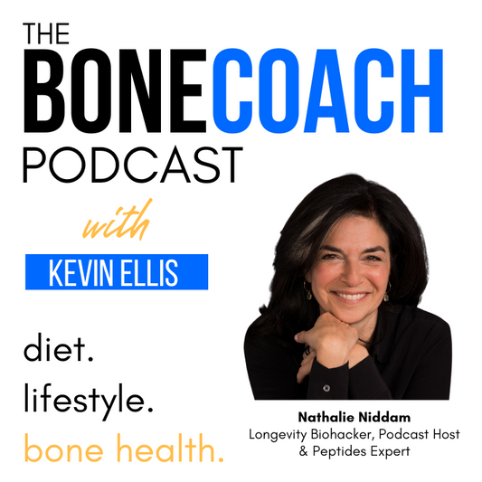 Peptides, Bone Health, & Extending Your Healthspan w/ Nathalie Niddam + BoneCoach™ Osteoporosis & Osteopenia