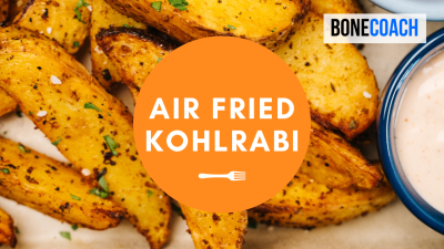 Air Fried Kohlrabi | Gluten-Free, Dairy-Free | BoneCoach™ Recipes