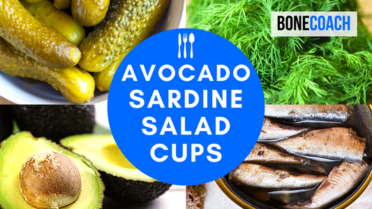 Avocado & Sardine Salad Cups | Gluten-Free, Dairy-Free | BoneCoach™ Recipes