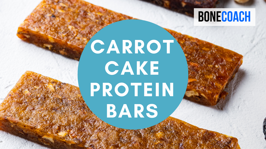 Carrot Cake Protein Bars | Gluten-Free, Dairy-Free | BoneCoach™ Recipes