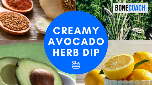 Creamy Herbaceous Avocado Dip | Gluten-Free, Dairy-Free | BoneCoach™ Recipes