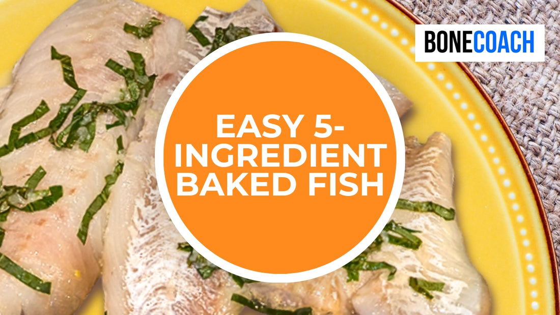 Easy 5-Ingredient Baked Fish | Gluten-Free, Dairy-Free | BoneCoach™ Recipes