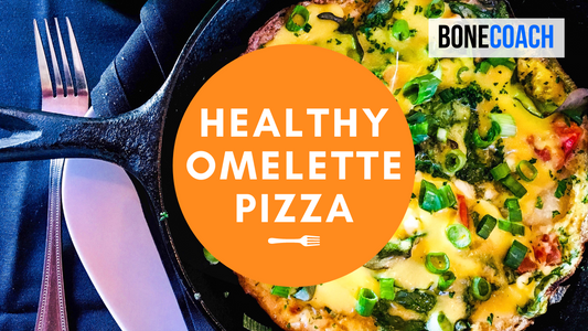 Healthy Omelette Pizza | Gluten-Free, Dairy-Free | BoneCoach™ Recipes