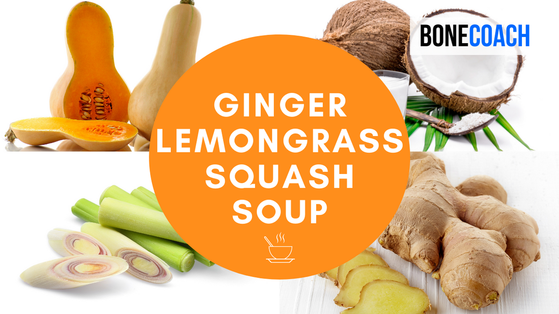 Ginger Lemongrass Squash Soup | Gluten-Free, Dairy-Free | BoneCoach™ Recipes