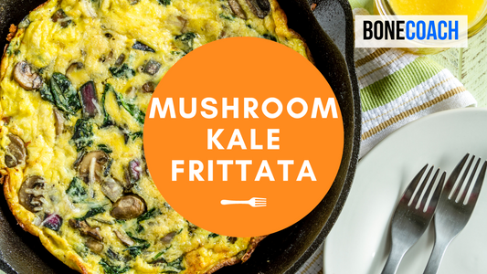 Mushroom Kale Frittata | Gluten-Free | BoneCoach™ Recipes