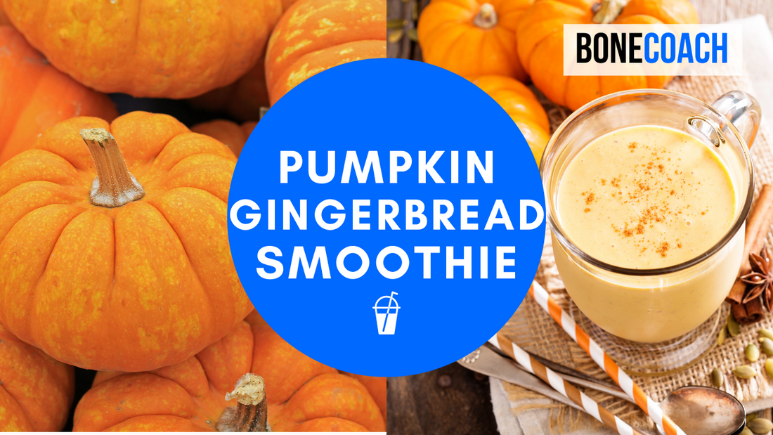 Pumpkin Pie Gingerbread Smoothie | Gluten-Free, Dairy-Free | BoneCoach™ Recipes