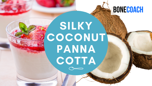 Silky Coconut Collagen Panna Cotta | Gluten-Free, Dairy-Free | BoneCoach™ Recipes